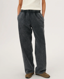 Szare spodnie z bawełny Bruno - Image #0