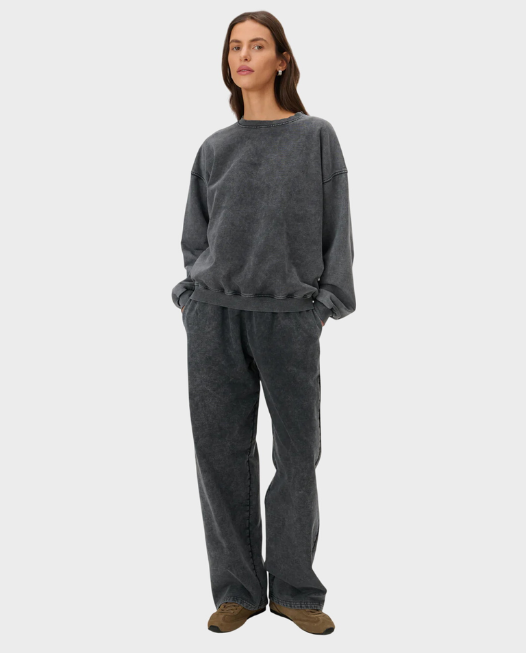 Szare spodnie z bawełny Bruno - Image #3