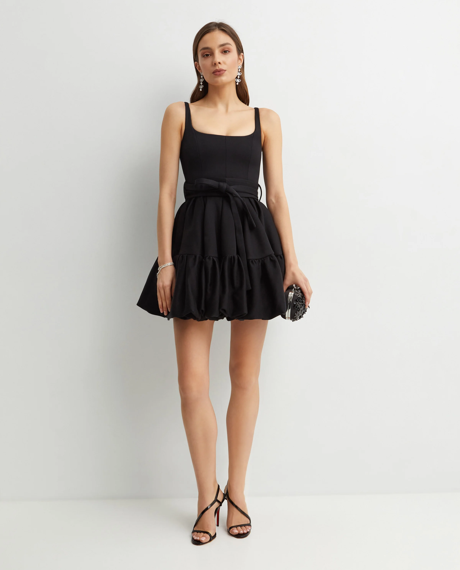 Czarna sukienka mini Drina - Image #0