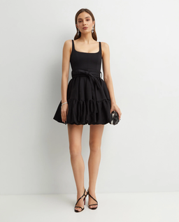 Czarna sukienka mini Drina - Image #0