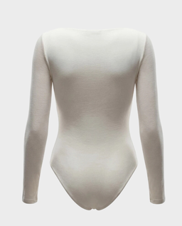 Białe body z wiskozy Iria - Image #3