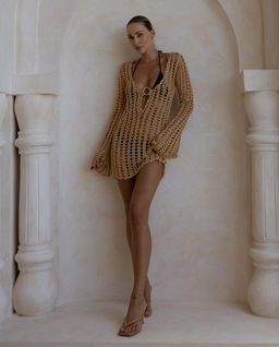 Dzianinowa sukienka mini Istana - Image #1