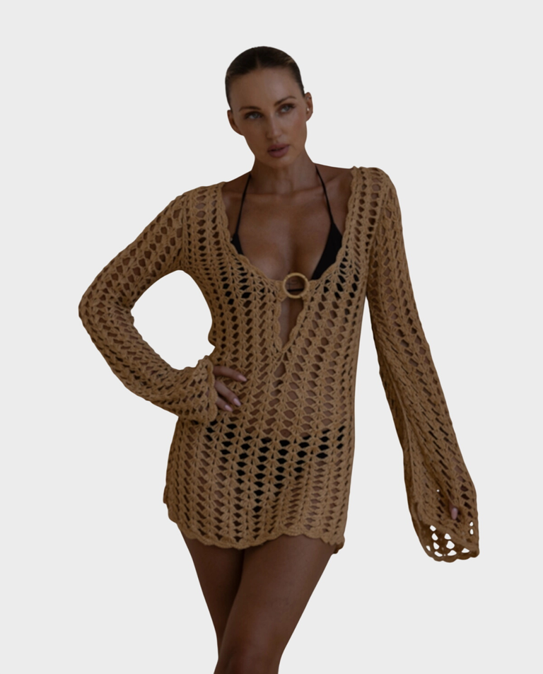 Dzianinowa sukienka mini Istana