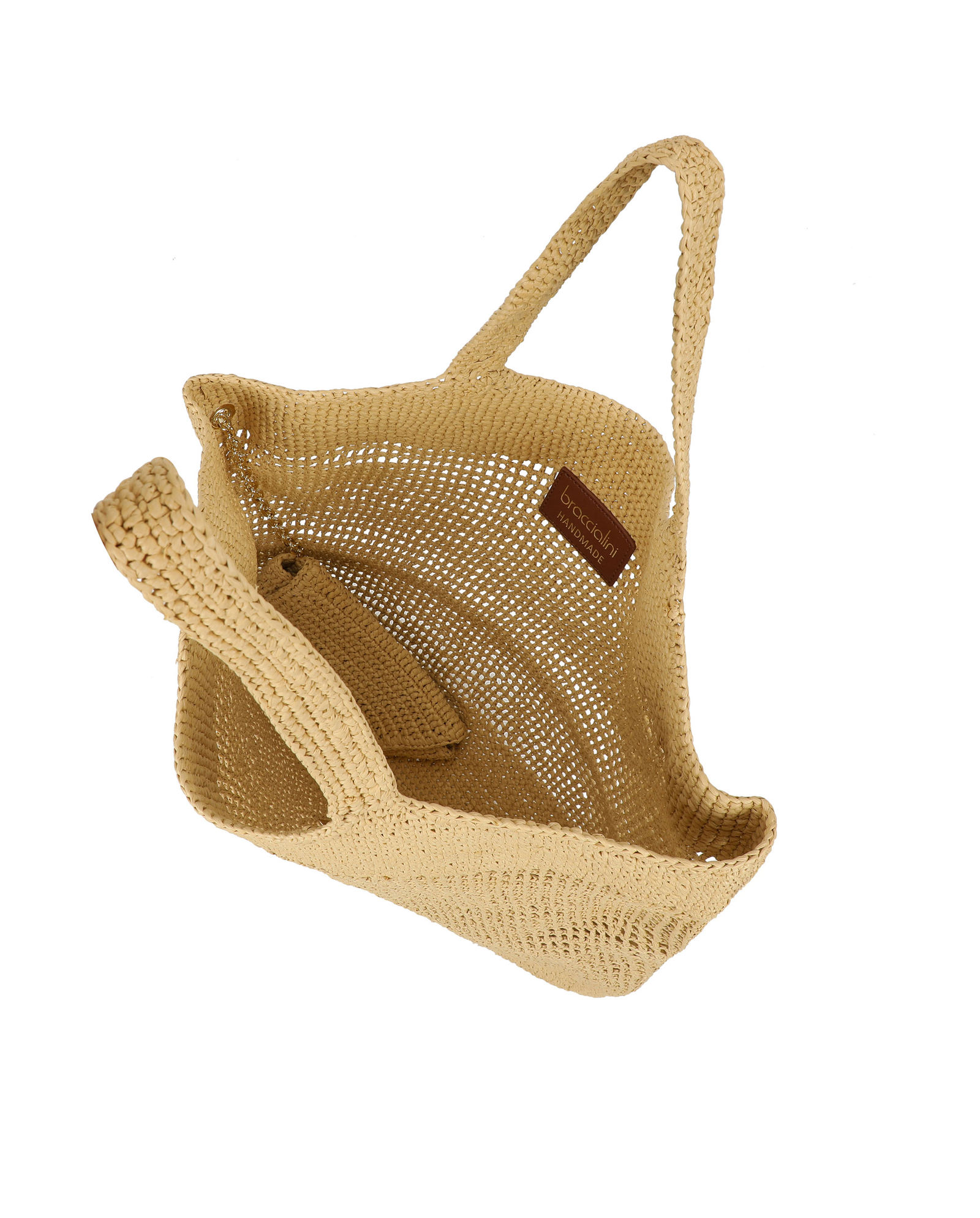 Słomkowa torba na ramię Summer - Image #3