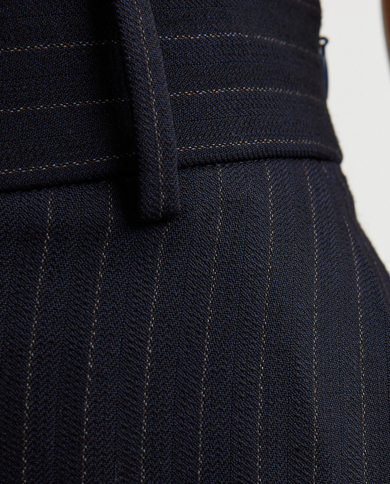 Granatowe spodnie Cambie - Image #4