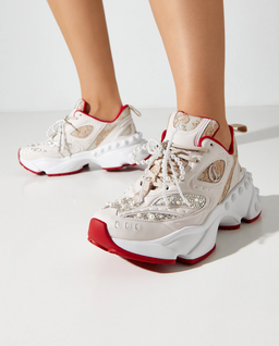 Pudroworóżowe sneakersy So Flo Perla - Image #1