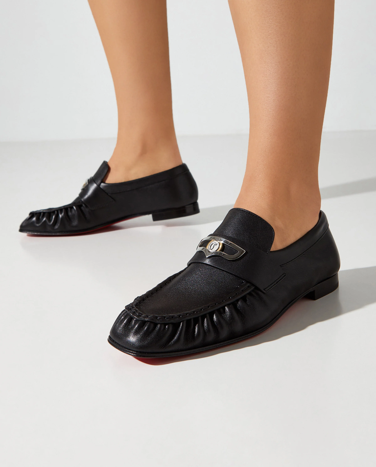 Czarne loafersy Mocallista