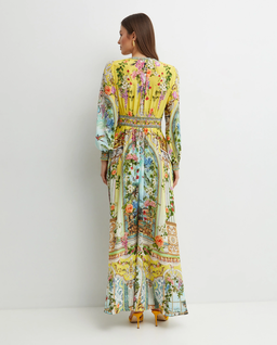 Jedwabna sukienka maxi - Image #3