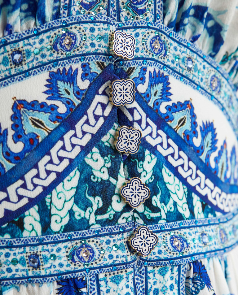 Jedwabna sukienka maxi - Image #4