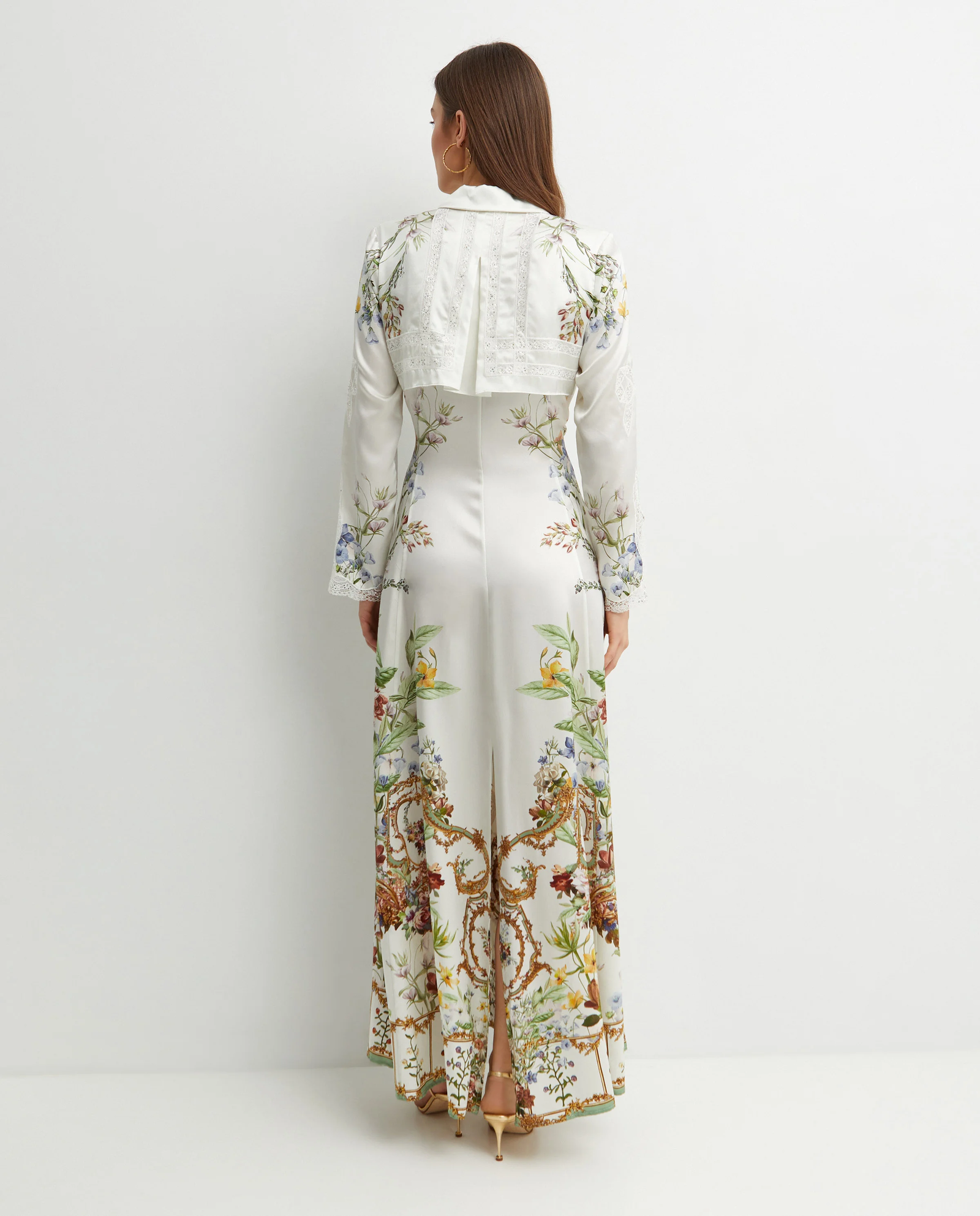 Biała sukienka z jedwabiu - Image #3