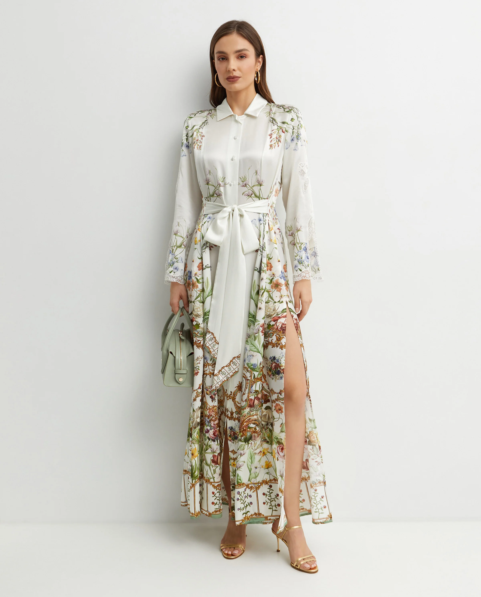 Biała sukienka z jedwabiu - Image #2