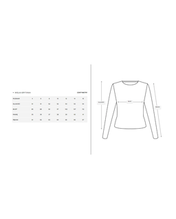 Biały koronkowy top z haftem - Image #5