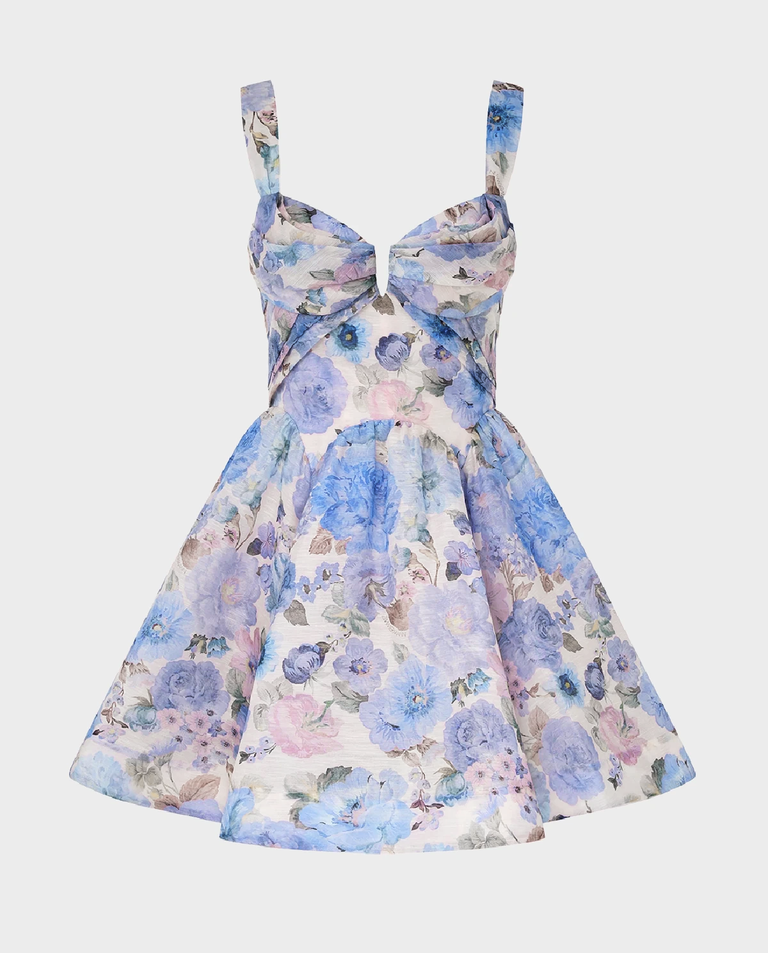 Rozkloszowana sukienka mini Rebellion Drape