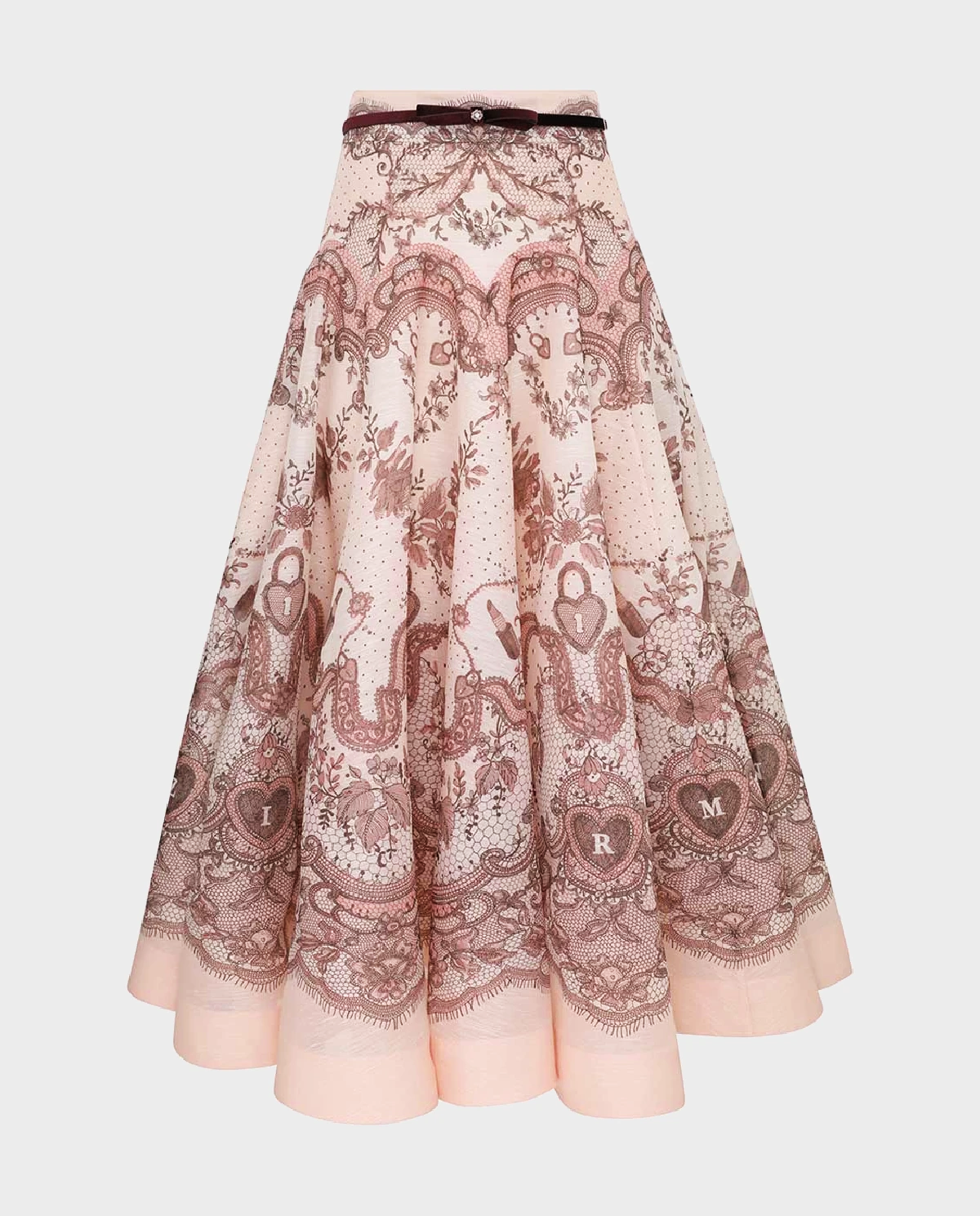 Spódnica z koronką midi Crush Flared - Image #1