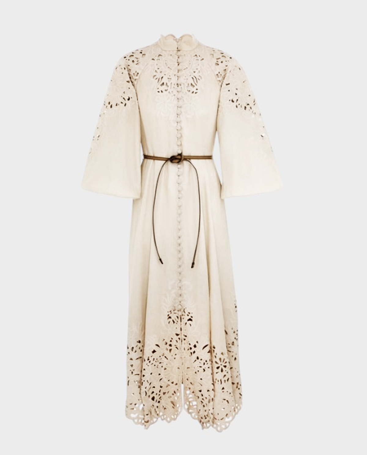 Lniana sukienka midi - Image #1