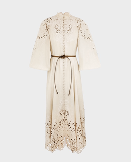 Lniana sukienka midi - Image #1