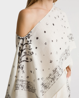 Lniany top z nadrukiem - Image #3