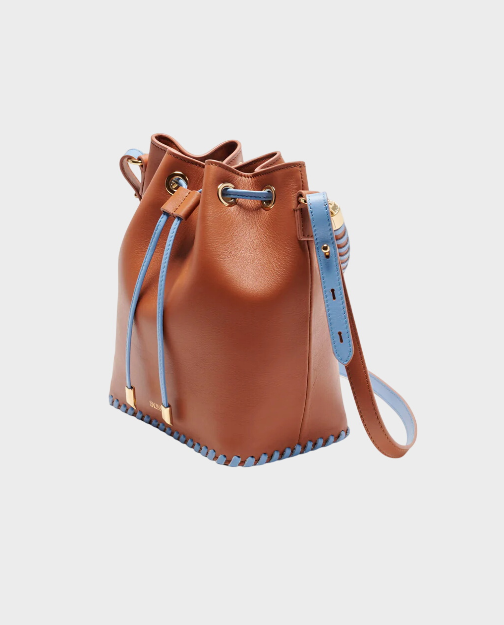 Brązowa torebka Bucket - Image #1