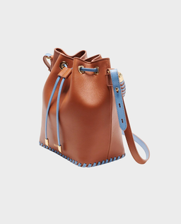 Brązowa torebka Bucket - Image #1