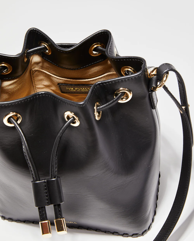 Czarna torebka Bucket - Image #2