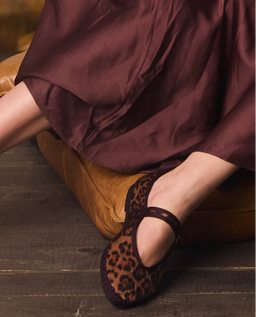 Baleriny z włosiem Pierre Feline Burgundy - Image #3