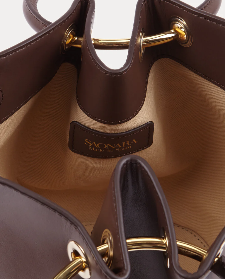 Brązowa torebka Mini Capazo - Image #2