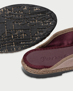 Aksamitne beżowe mule Bruna - Image #2