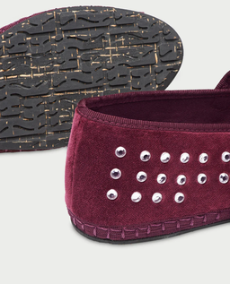 Burgundowe baleriny z kryształkami Mae - Image #2