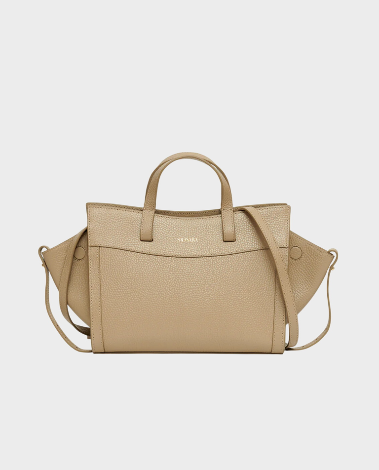 Beżowa torba Mini Shopping