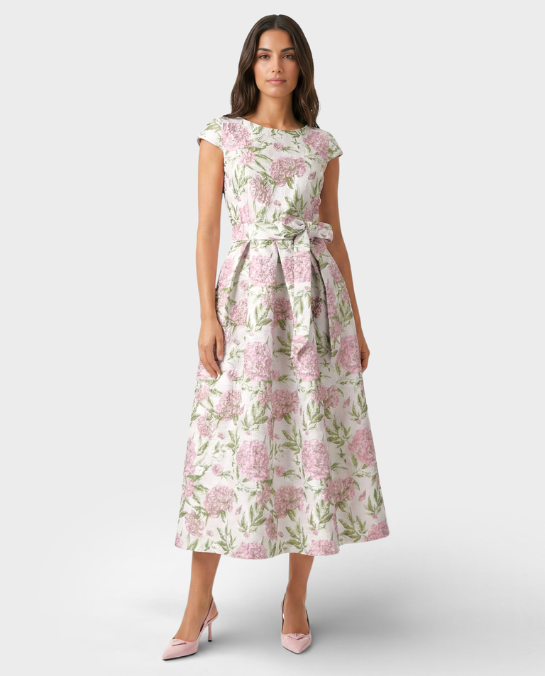 Sukienka w kwiaty Rosa Divina