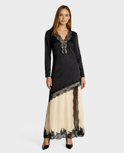 Maxi sukienka z koronką Estrella - Image #0