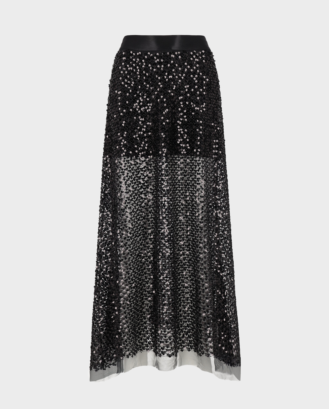 Czarna spódnica z cekinami Celeste - Image #0
