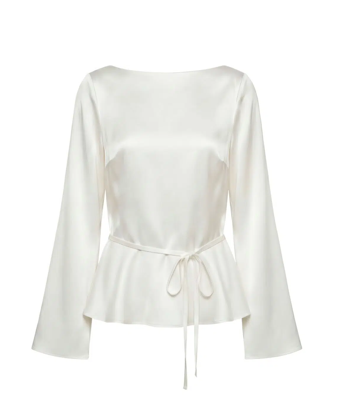 Biała bluzka z jedwabiu Sublime - Image #4