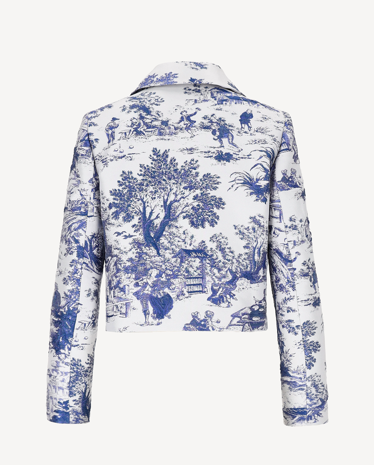 Marynarka z printem Castle Blue - Image #4