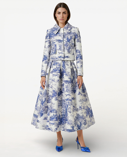 Spódnica z printem Castle Blue - Image #1