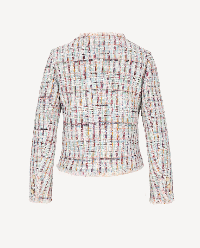 Tweedowa marynarka z wełny Pastella - Image #4