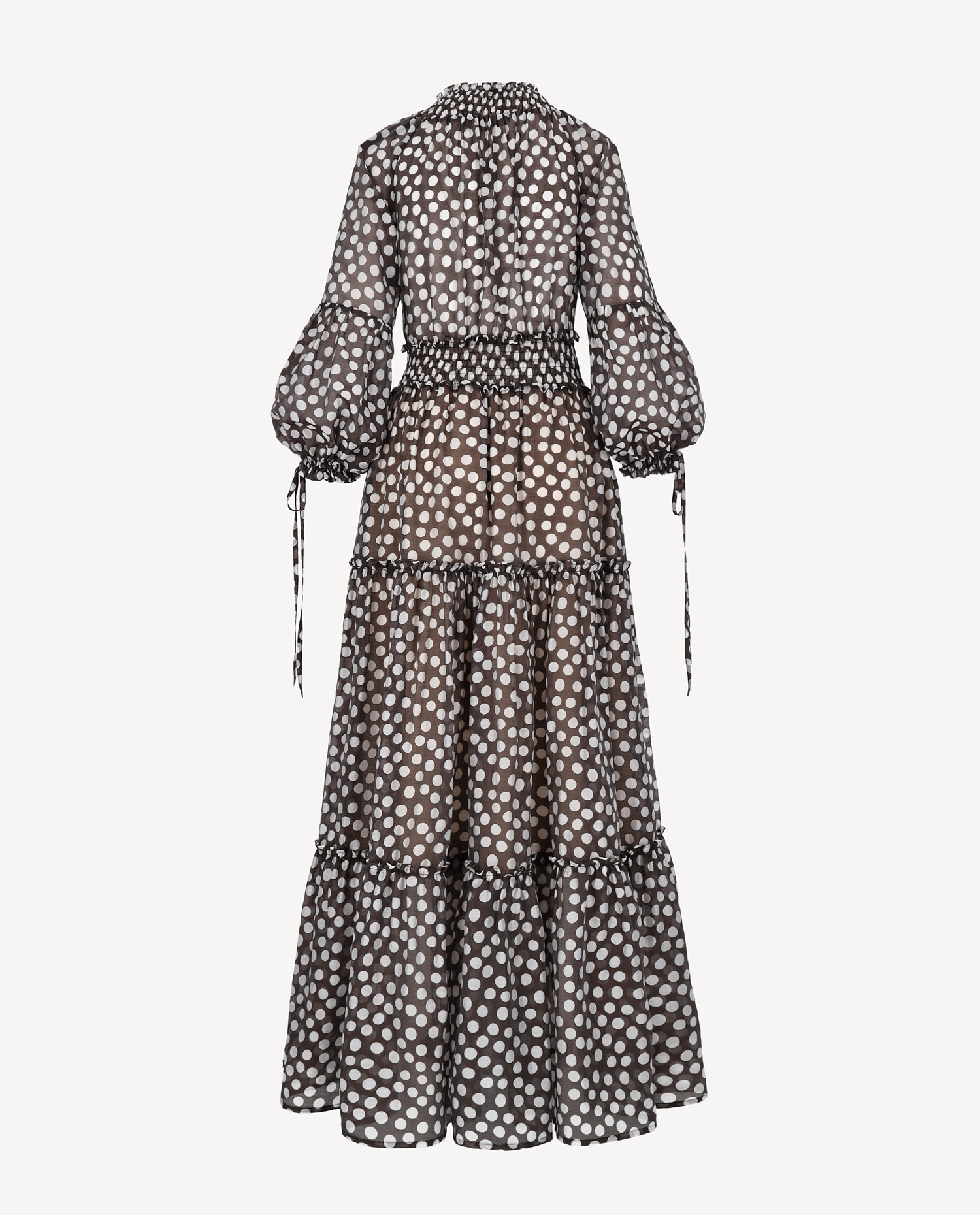 Maxi sukienka z printem w kropki Firenze - Image #2