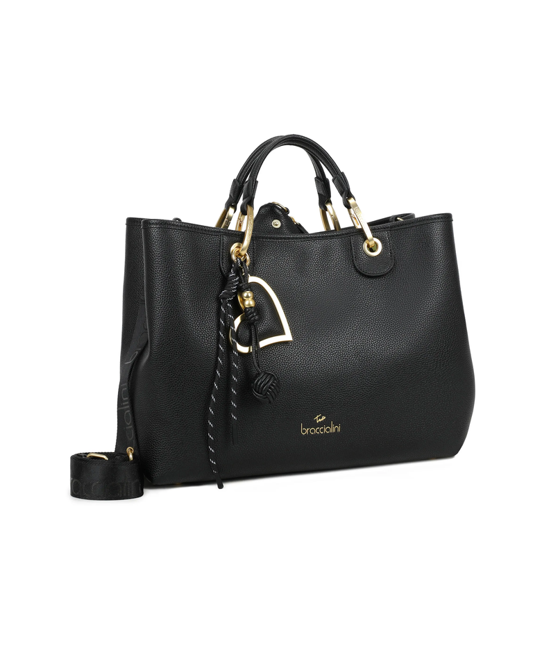 Czarna torebka tote Beth