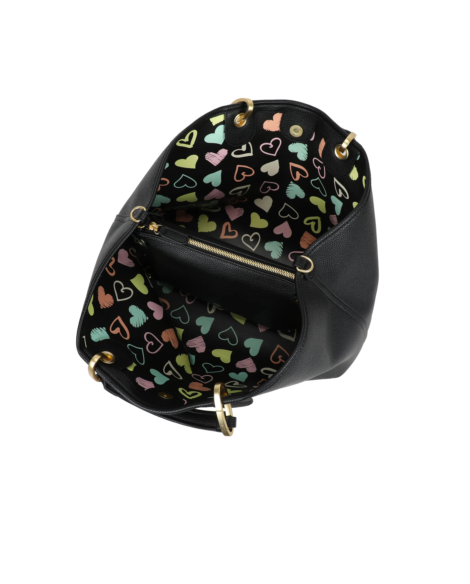 Czarna torebka tote Beth - Image #3