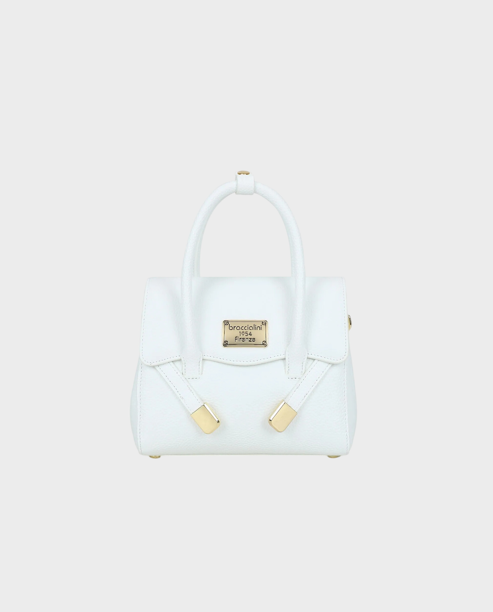 Biała skórzana torebka Sara - Image #0