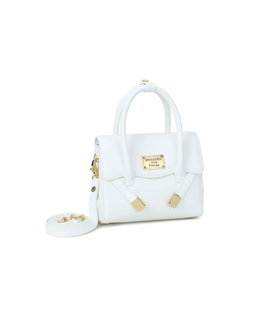 Biała skórzana torebka Sara - Image #1