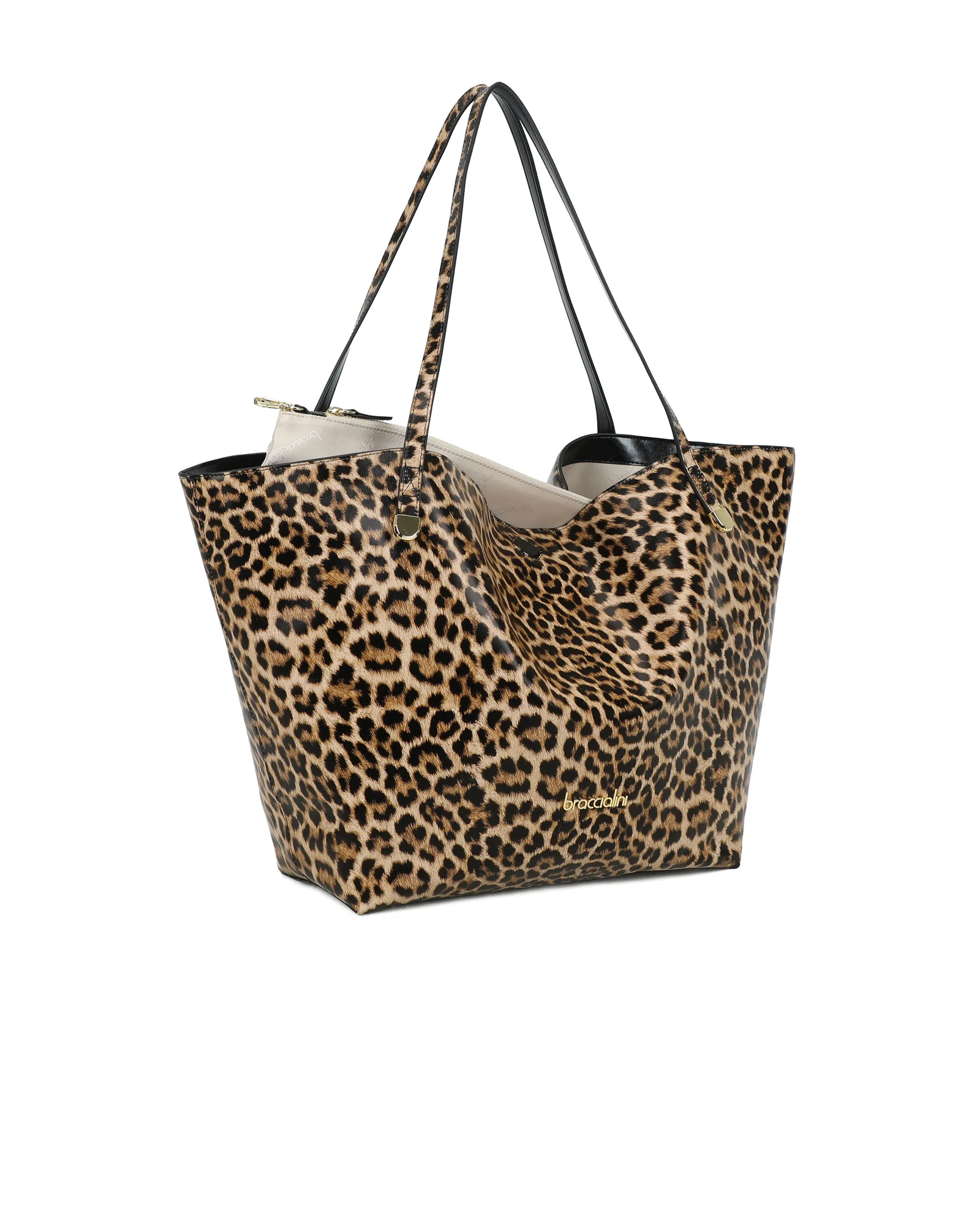 Torebka shopper w zwierzęcy print Ariel - Image #1