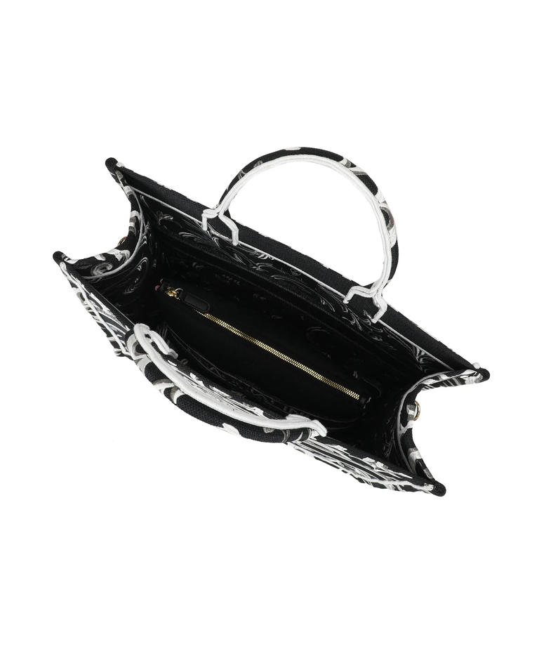 Czarna torba shopper Queen - Image #3