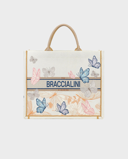 Beżowa torba shopper Queen Butterfly - Image #0
