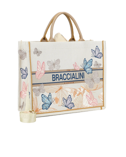 Beżowa torba shopper Queen Butterfly - Image #1