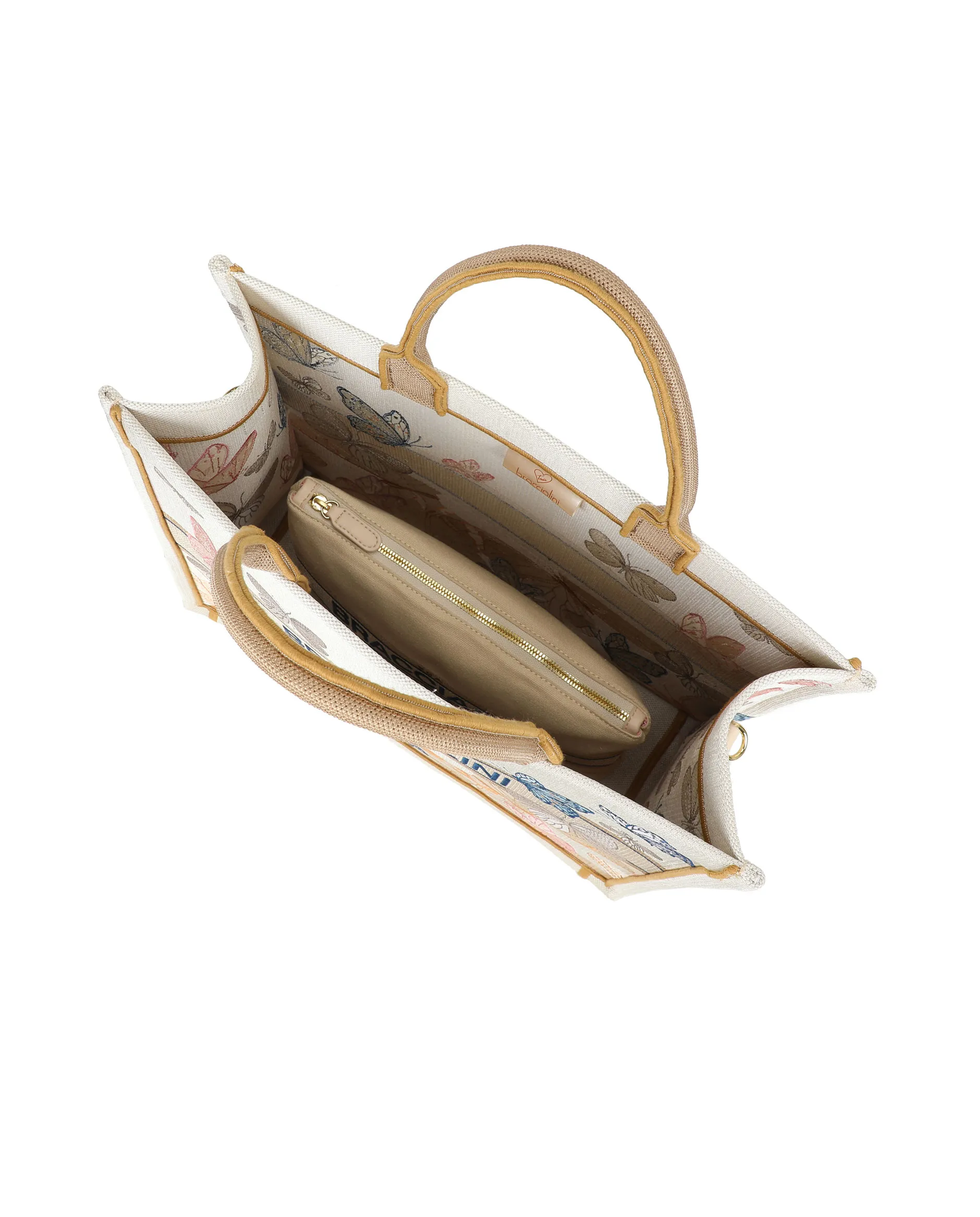 Beżowa torba shopper Queen Butterfly - Image #3