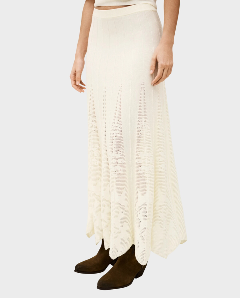 Kremowa spódnica Serta