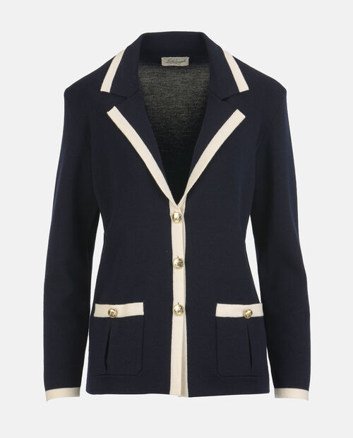 Granatowy sweter Meridien - Image #5