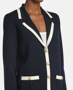 Granatowy sweter Meridien - Image #3