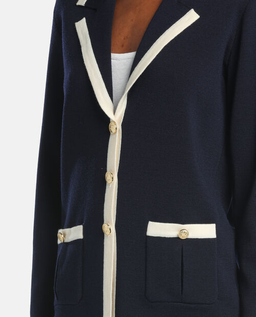 Granatowy sweter Meridien - Image #4